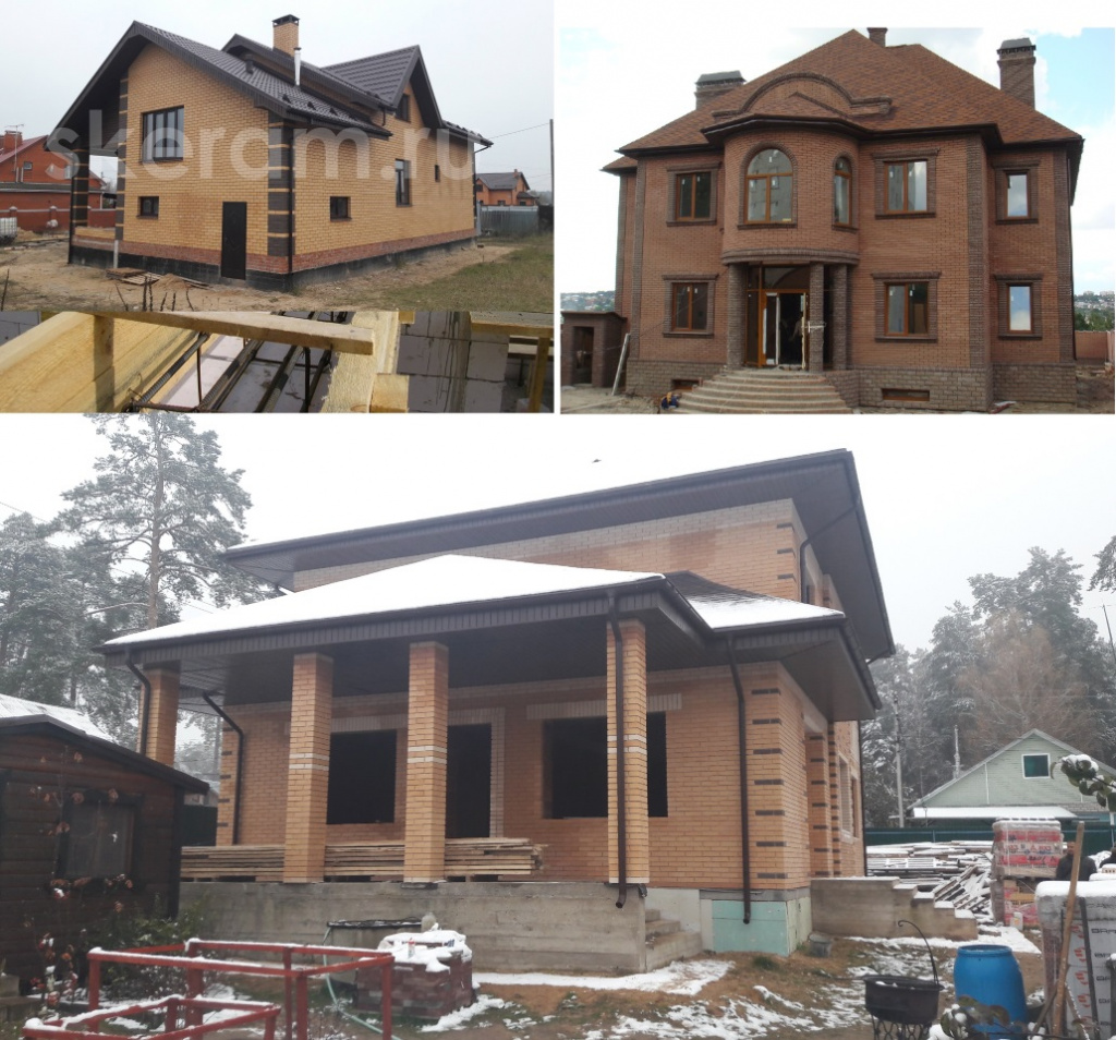 Строительство кирпичных домов Калуга строительной компанией Строй Керам по типовым проектам
